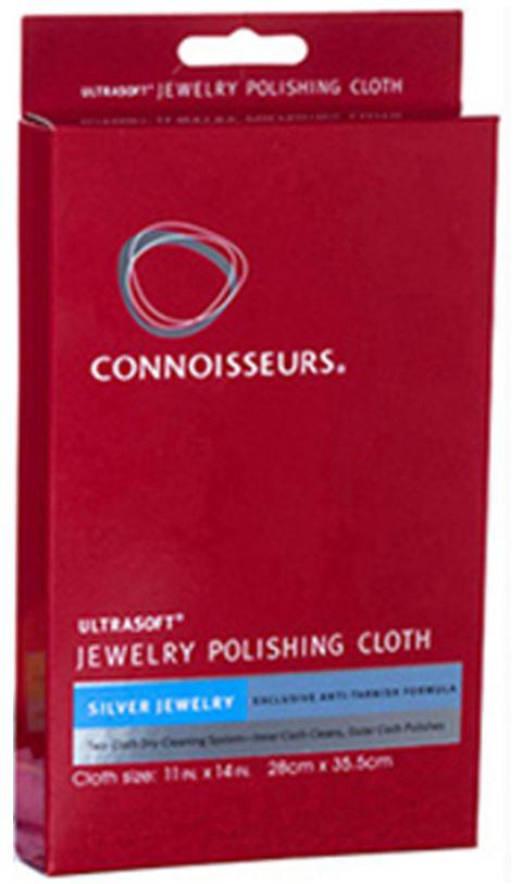 GoldFi CONNOISSEURS Polishing Cloth For Silver - Made in USA