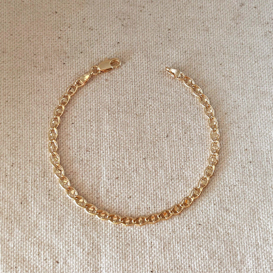 GoldFi Fancy Mariner 18k Gold Filled Bracelet