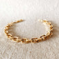 GoldFi Gorgeous 18k Gold Filled 7mm Link Bracelet