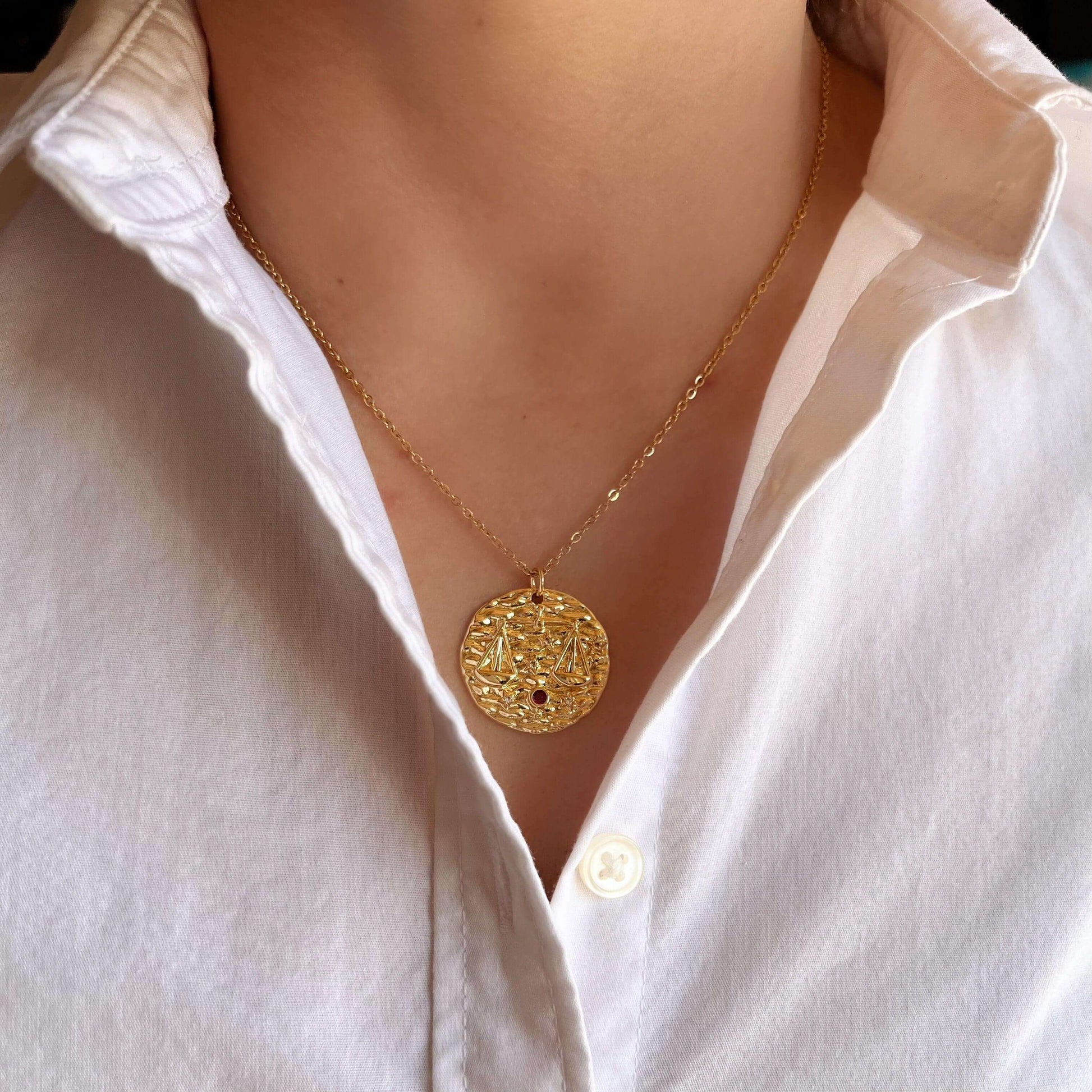 GoldFi Libra Necklace