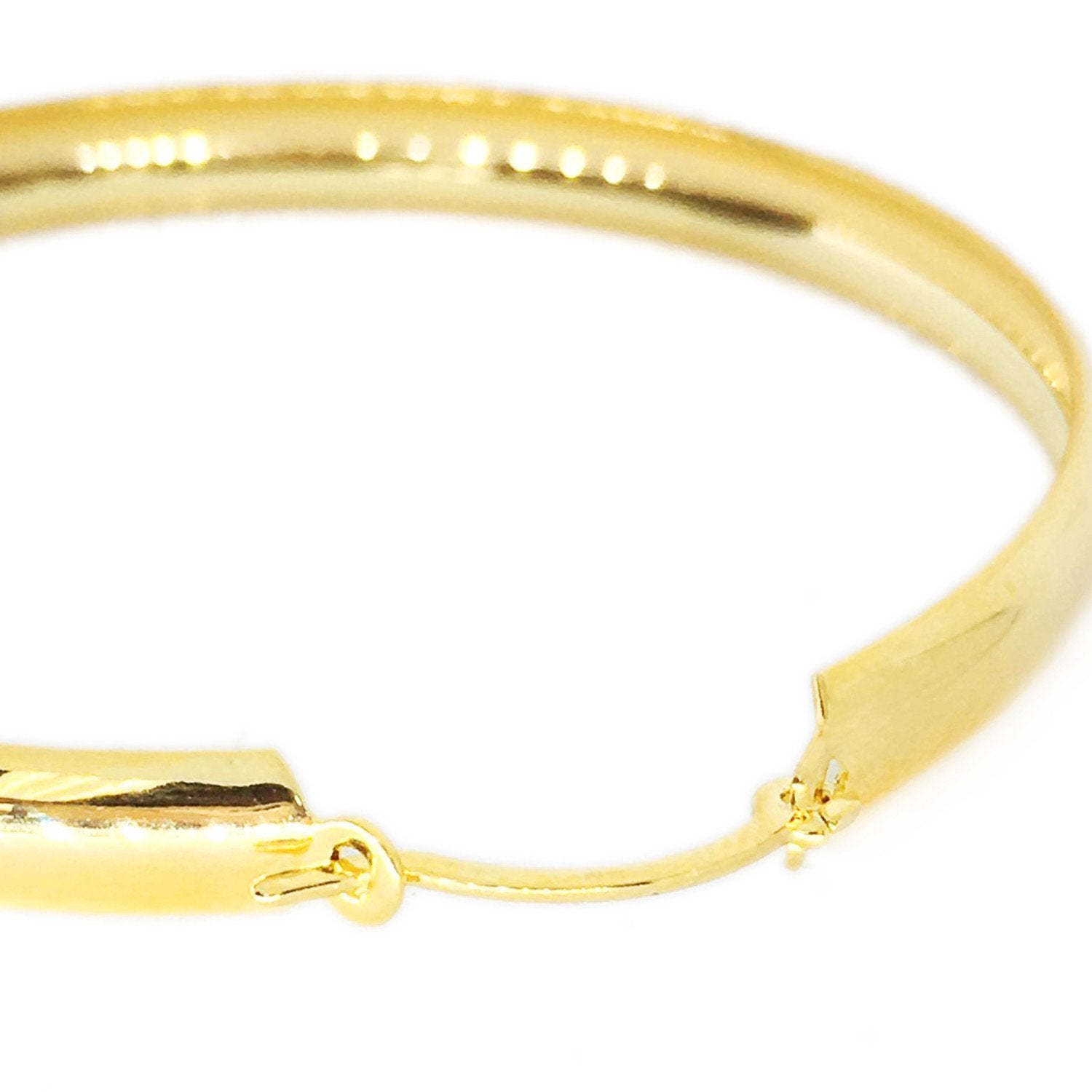GoldFi Light 18k Gold Filled Hoop Earrings 50mm Diameter