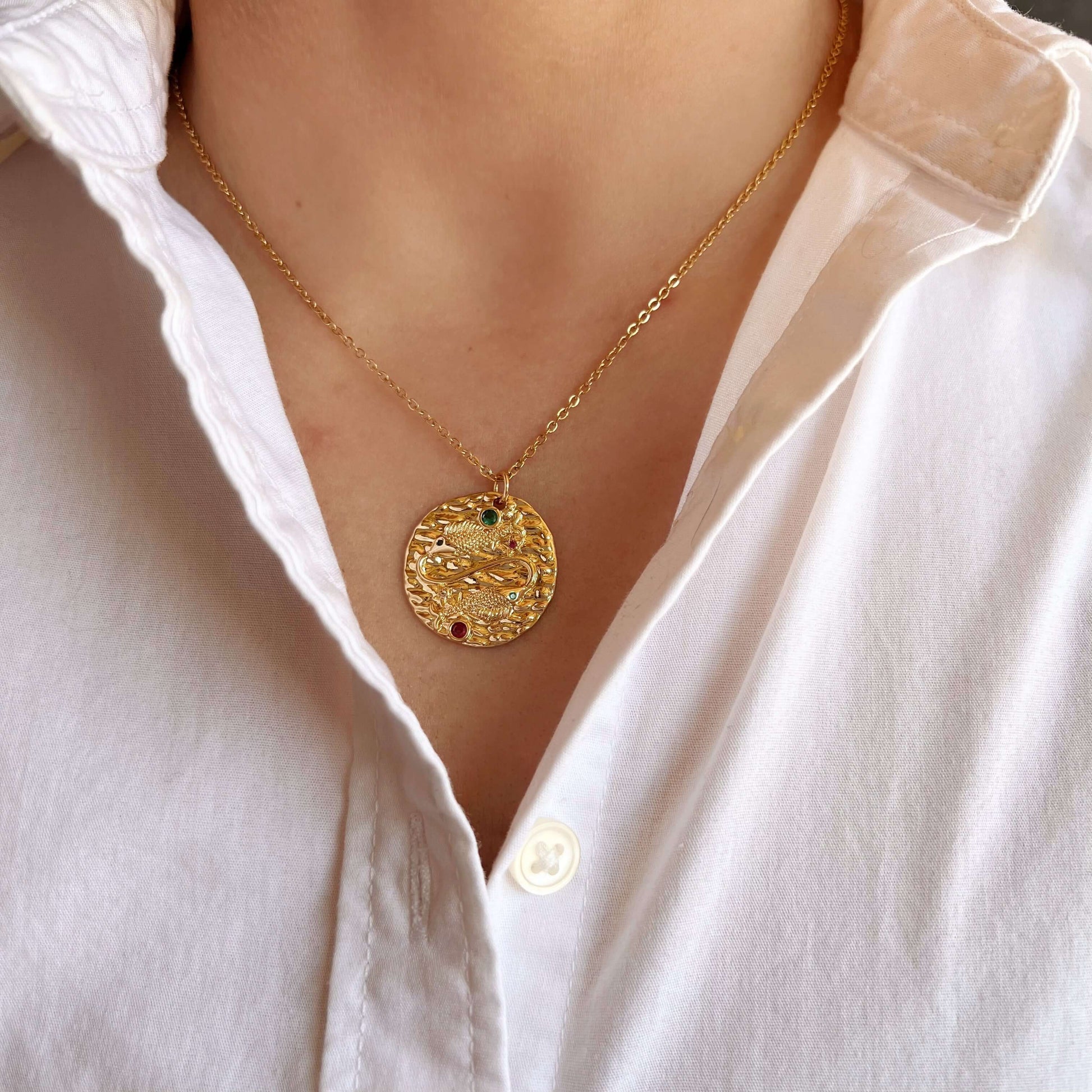 GoldFi Pisces Necklace