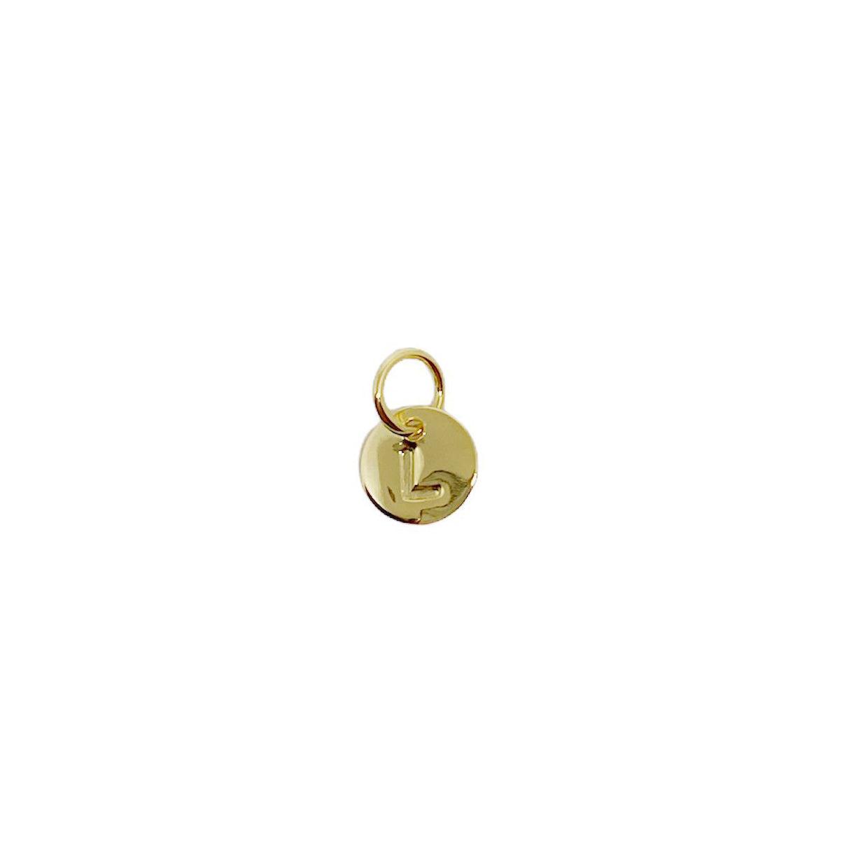 Gold Filled Initial Tag Charms
