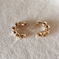 GoldFi 18k Gold Filled Curly C-Hoop Earrings Small