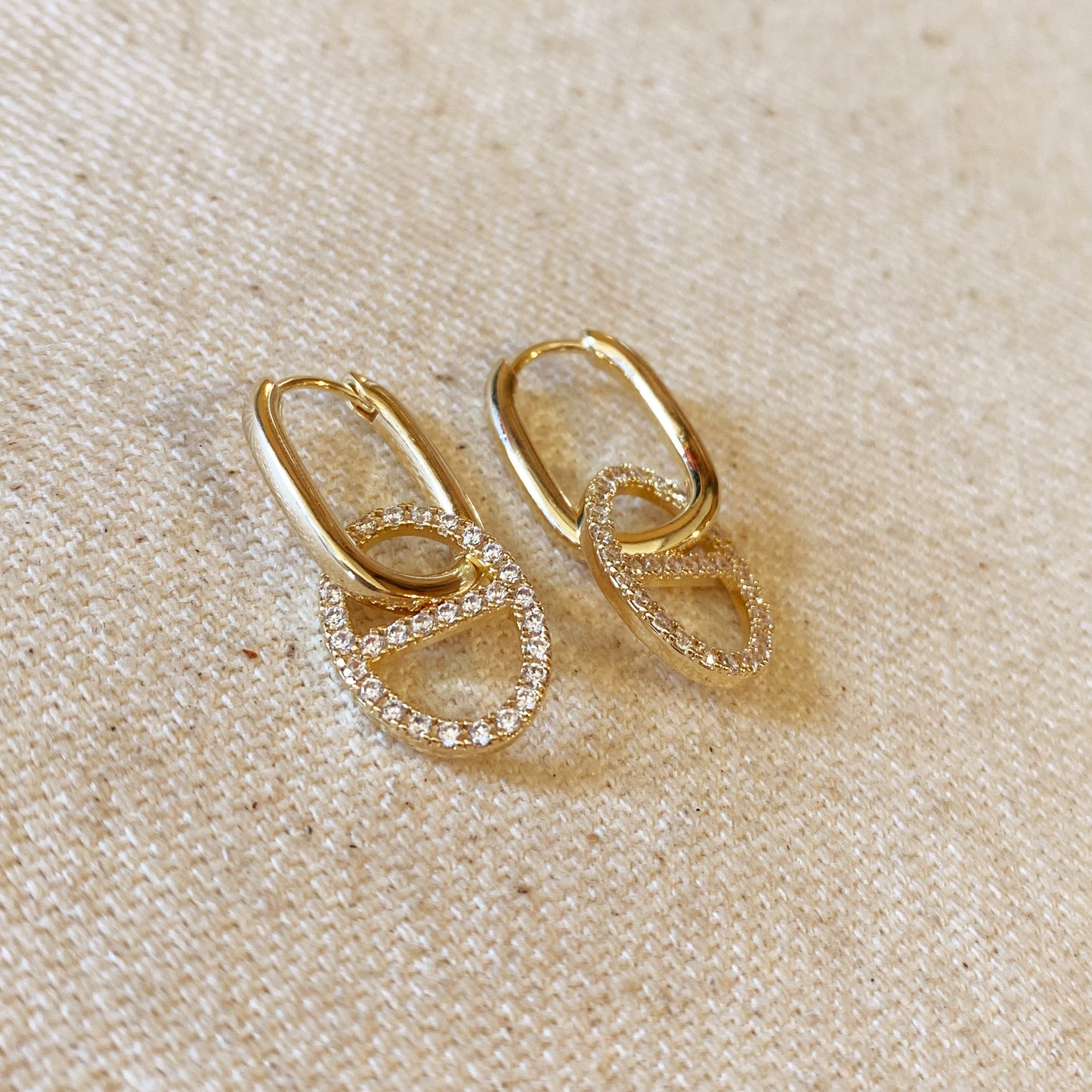 Cubic Zirconia Mariner Drop Earrings