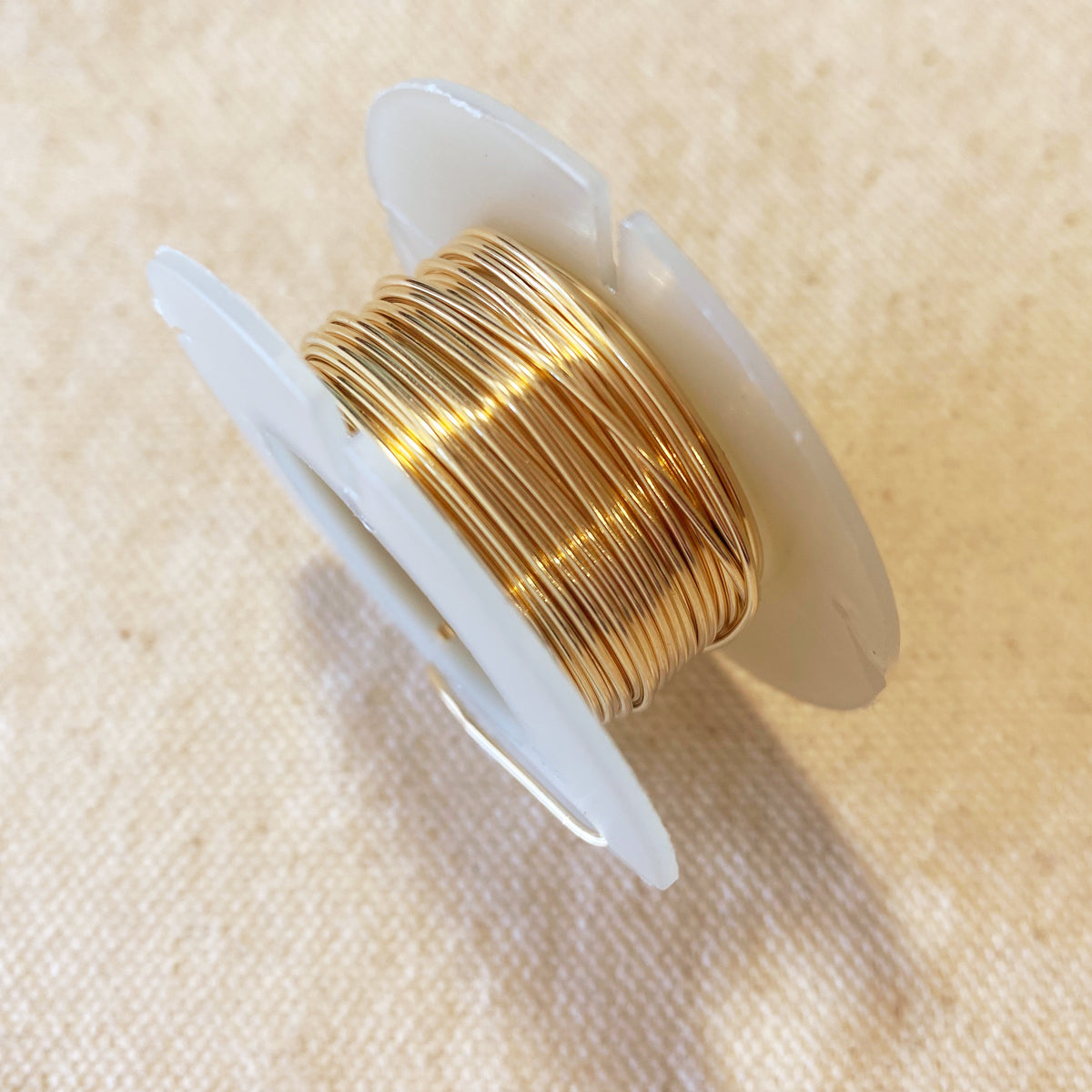 Spring Wire Gold 14k Gold Filled Wire 20ga Spool - 11 ft