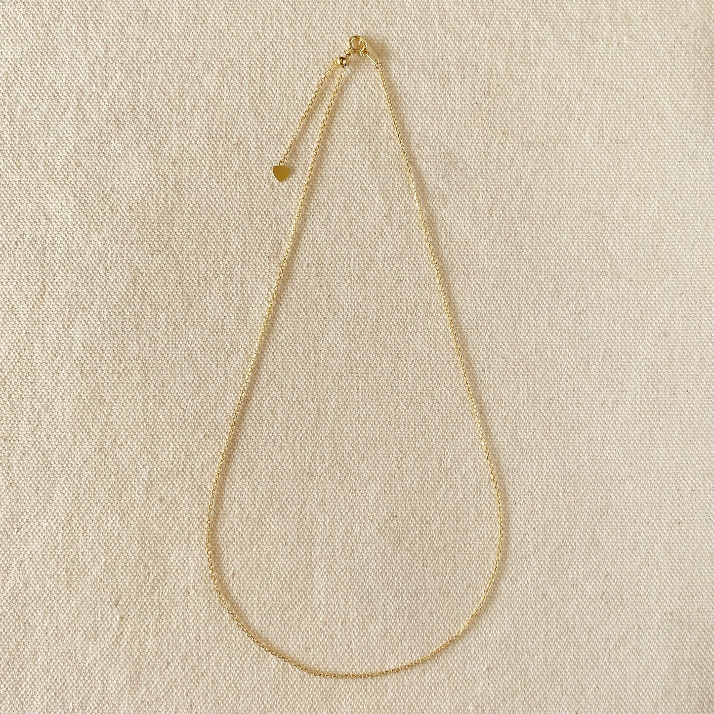 18k Solid Gold Link Chain