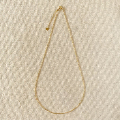 18k Solid Gold Link Chain