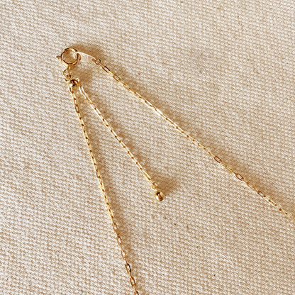 18k Solid Gold Cable Chain