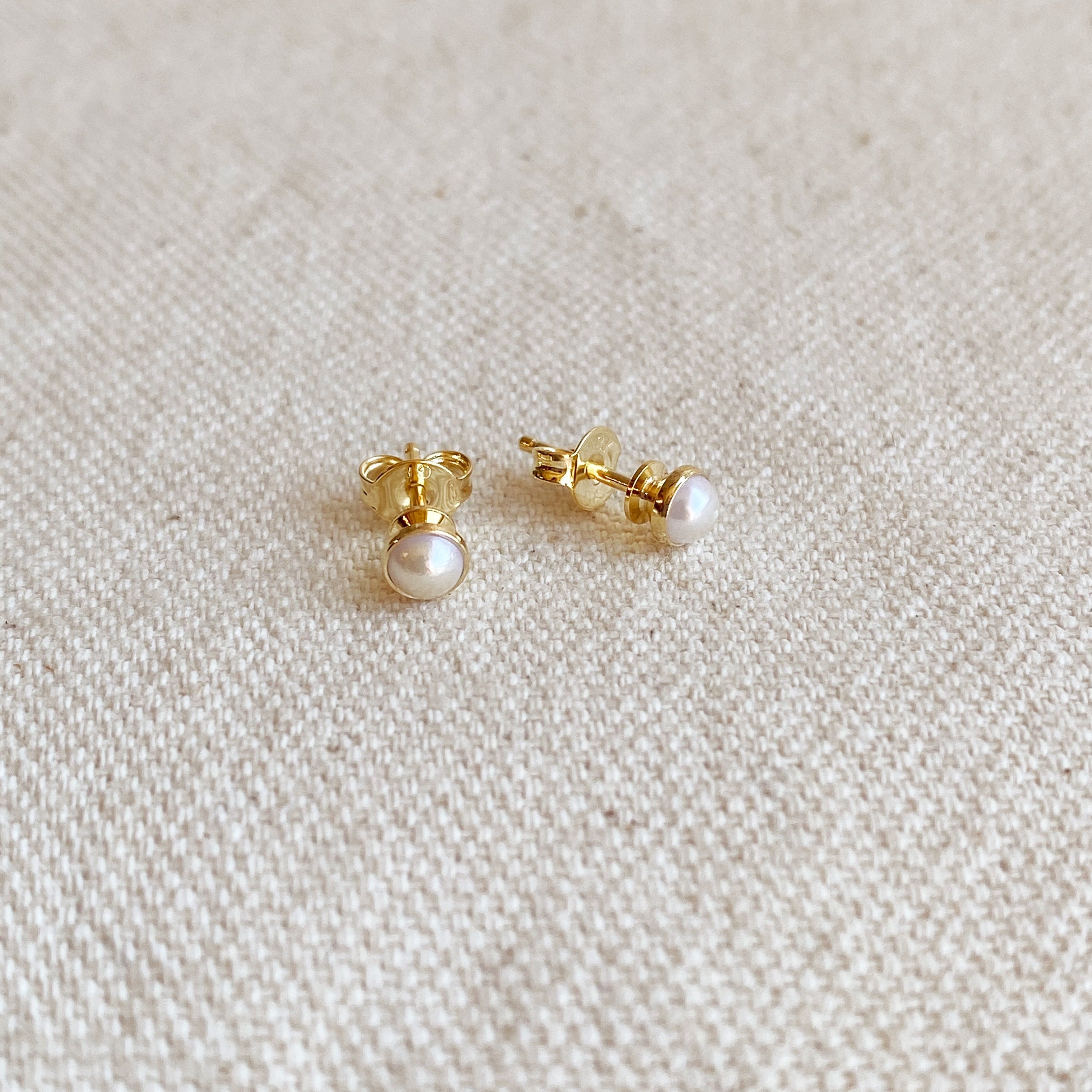 Amazon.com: 4mm Pearl Earrings