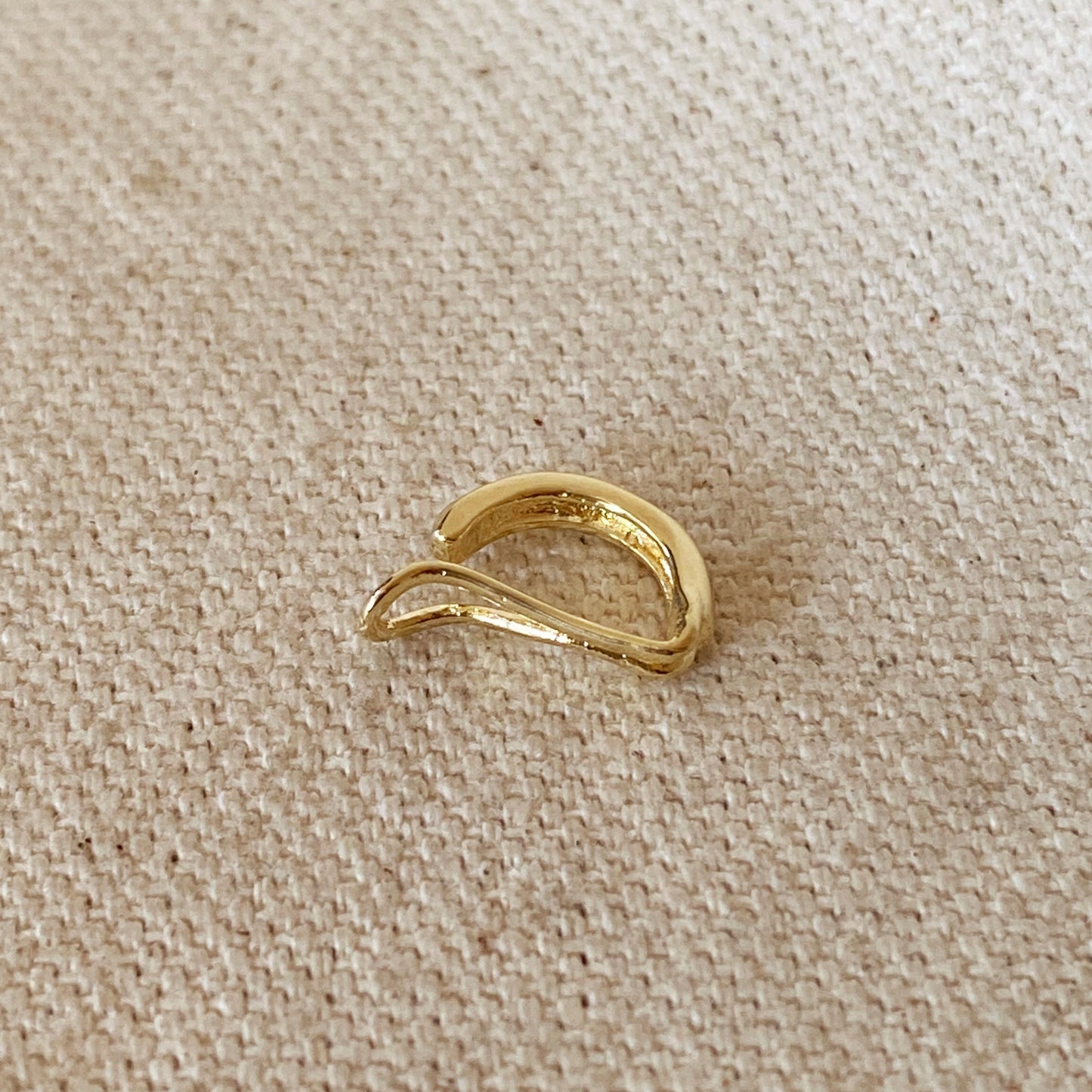 18k Gold Filled Delicate  Ear Cuff
