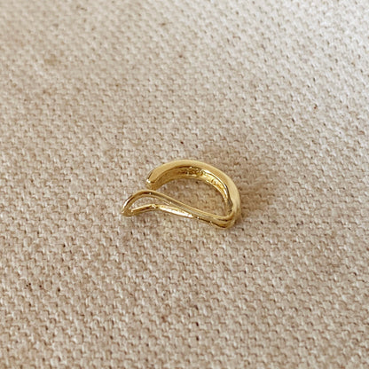 18k Gold Filled Delicate  Ear Cuff