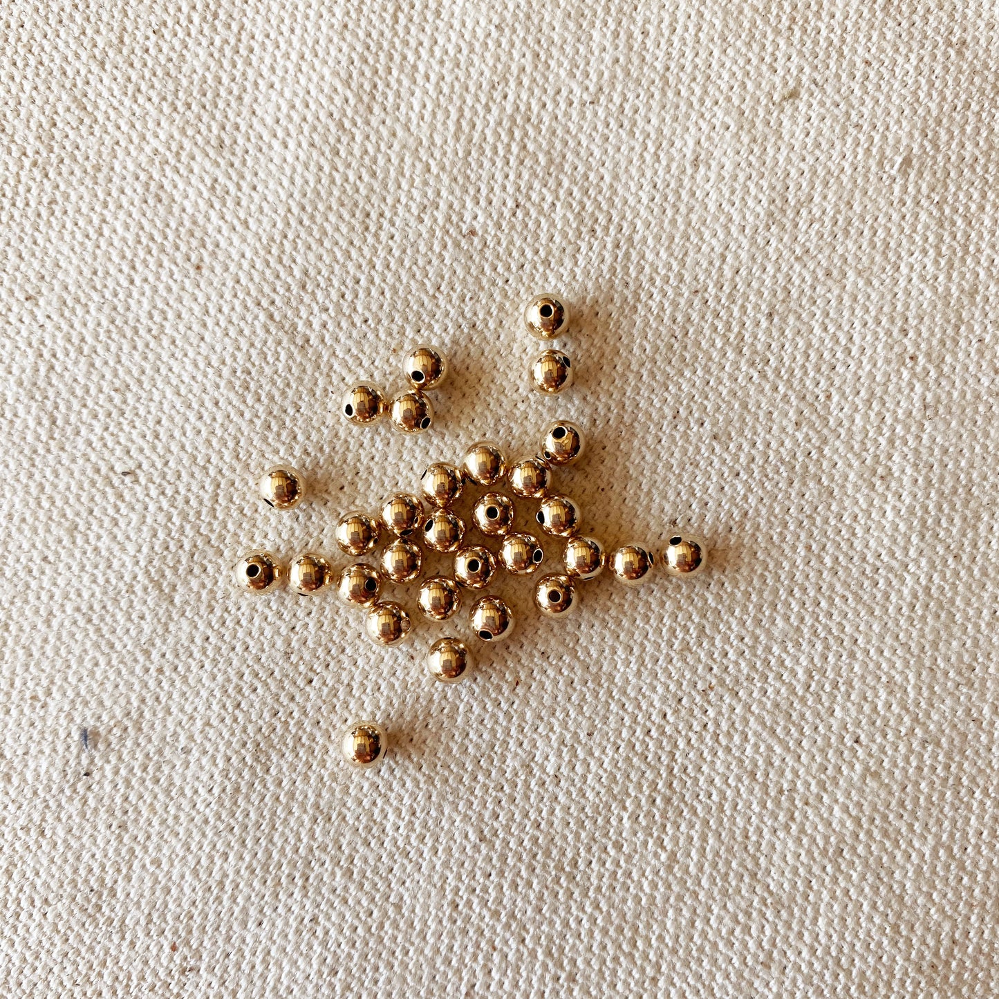 GoldFi 14k Gold Filled 4.0mm Bead For Jewelry Making.