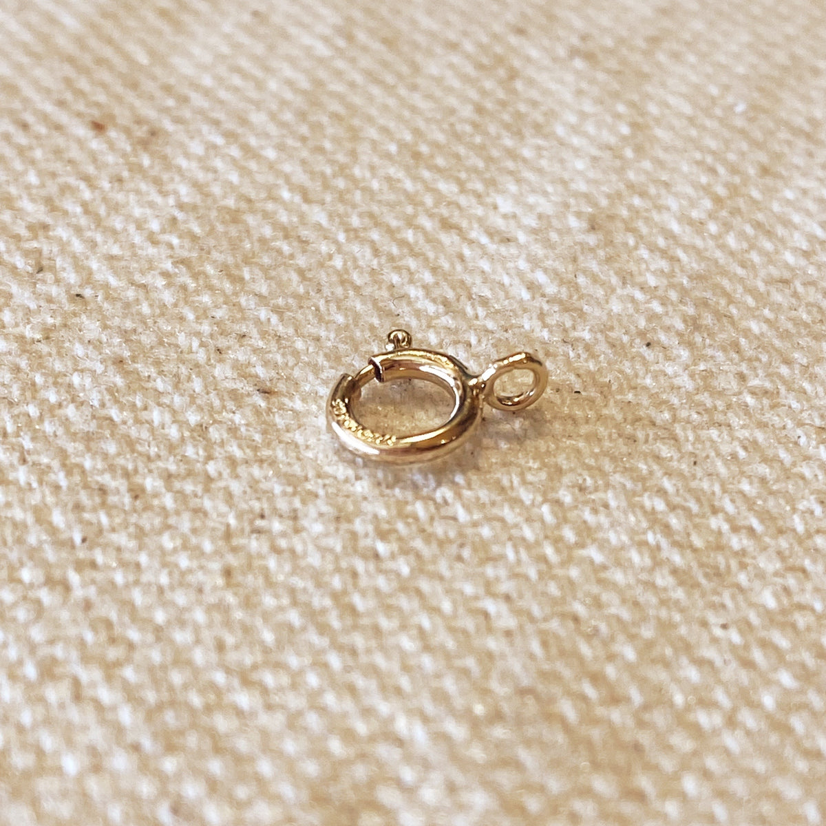 Spring Type Gold 14k Gold Filled Spring Ring Clasp