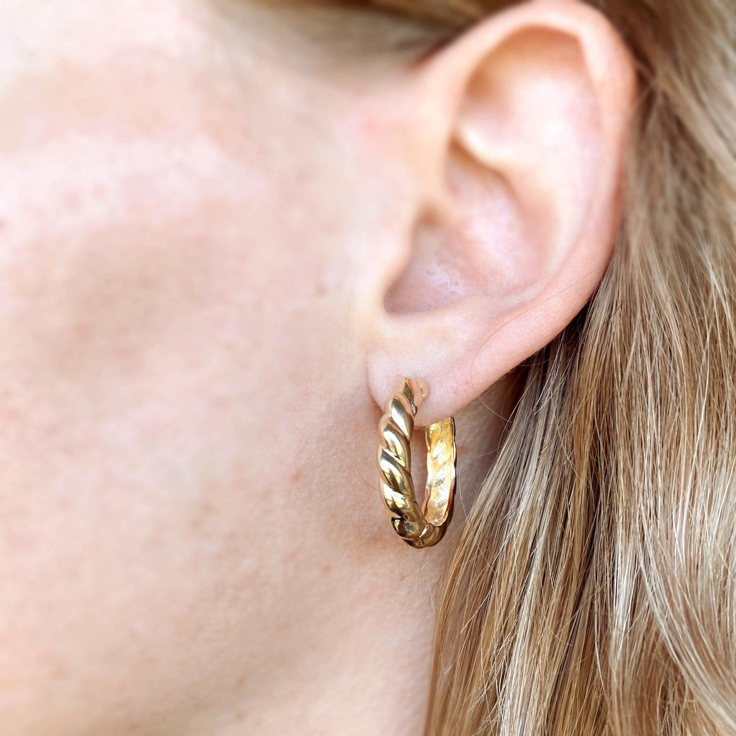 Gold filled hoop earrings wholesale store
