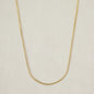 18k Gold Filled 1.2 mm Round Snake Chain Necklace