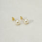 18k Gold Filled 6mm Classic Pearl Stud