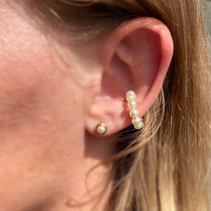 Simulated Pearl Ear Cuff