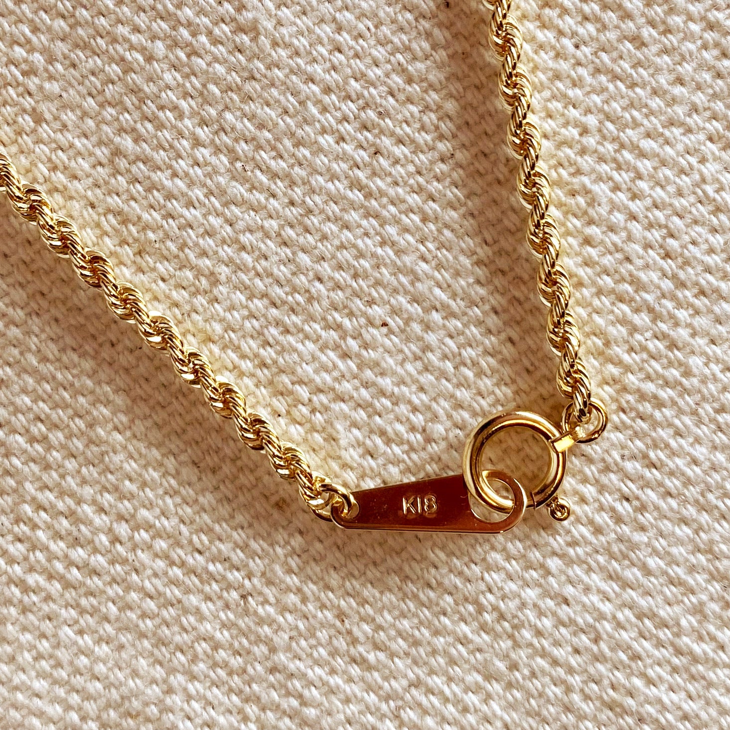 18k Solid Gold Rope Chain – GoldFi