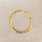 GoldFi 18k Gold Filled 6mm Herringbone Bracelet