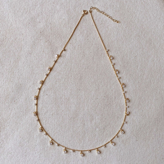 GoldFi 18k Gold Filled Sparkles Necklace
