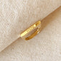 GoldFi 18k Gold Filled Hope Engraved Stackable Ring