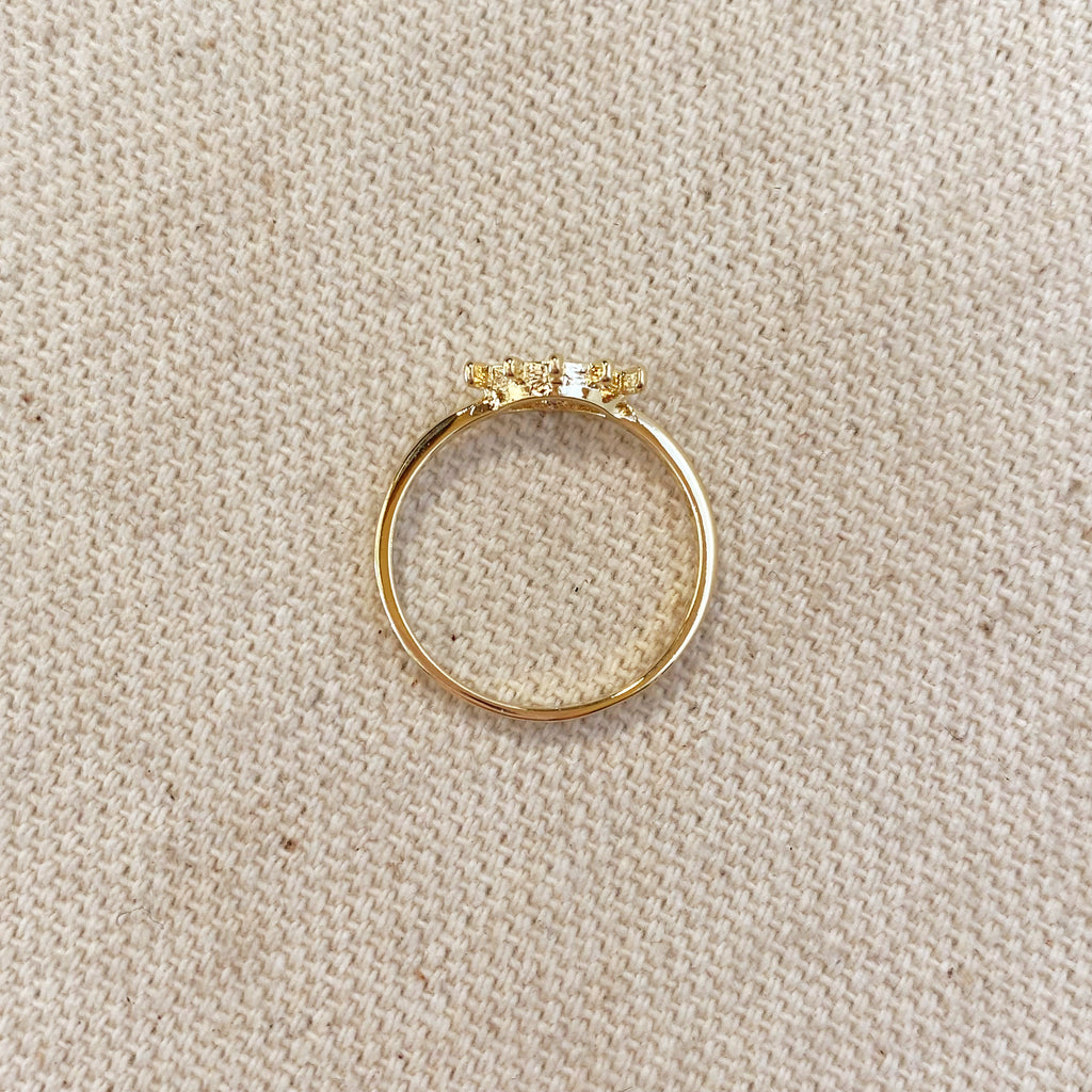 18k Gold Filled Dainty Eye Ring