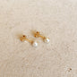 GoldFi 18k Gold Filled Simulated Pearl Stud