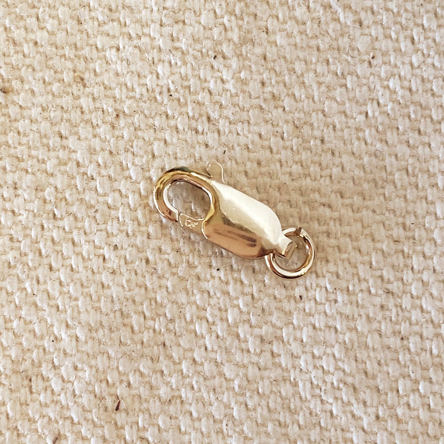 14k Gold Filled Lobster Claw #2 Clasp With Open Ring