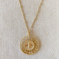 GoldFi Gold-filled Beaded Dove Pendant Necklace