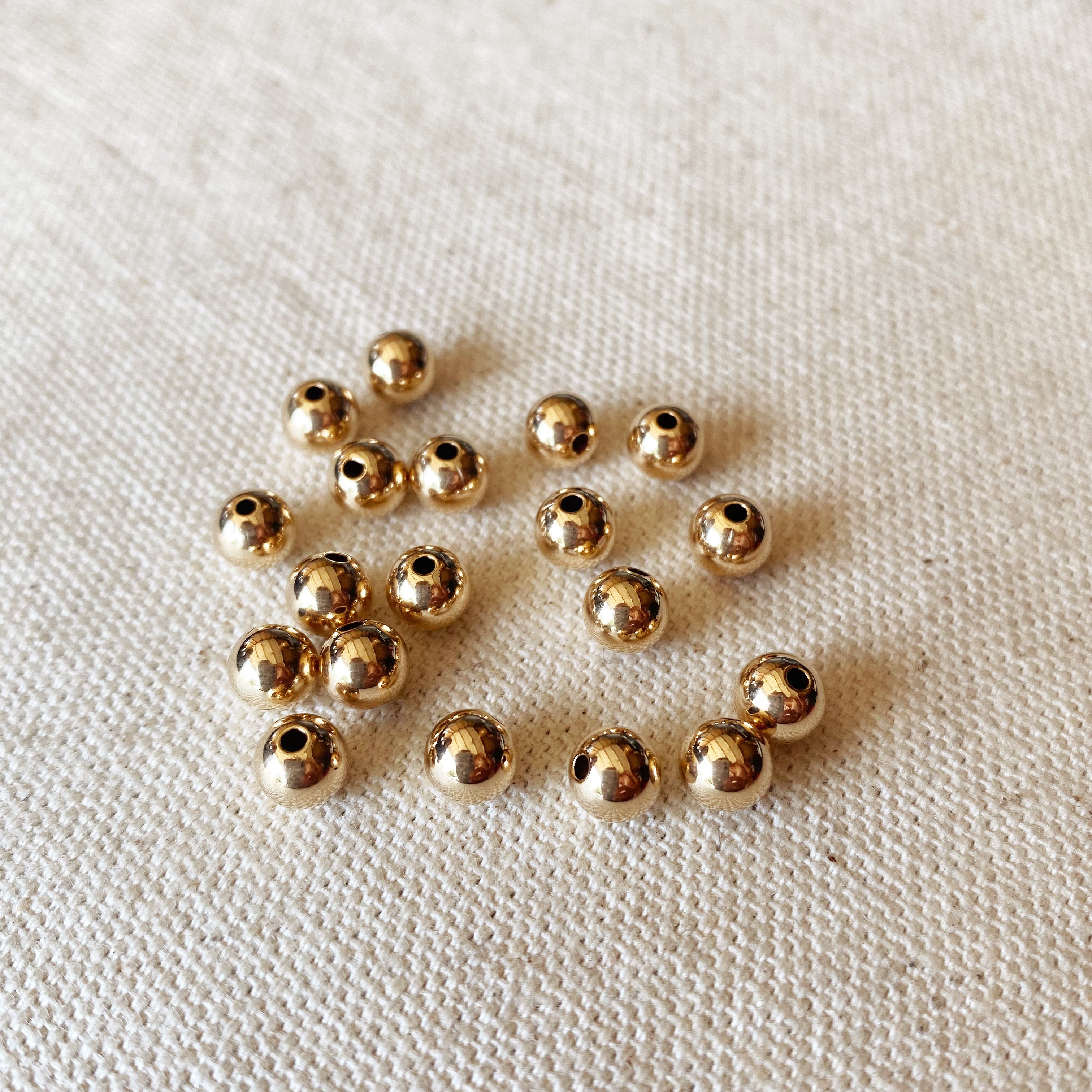 Gold Filled Round Beads