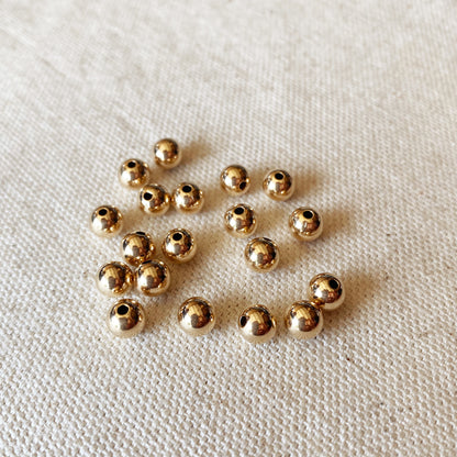 GoldFi 14k Gold Filled 6.0mm Bead For Jewelry Making.