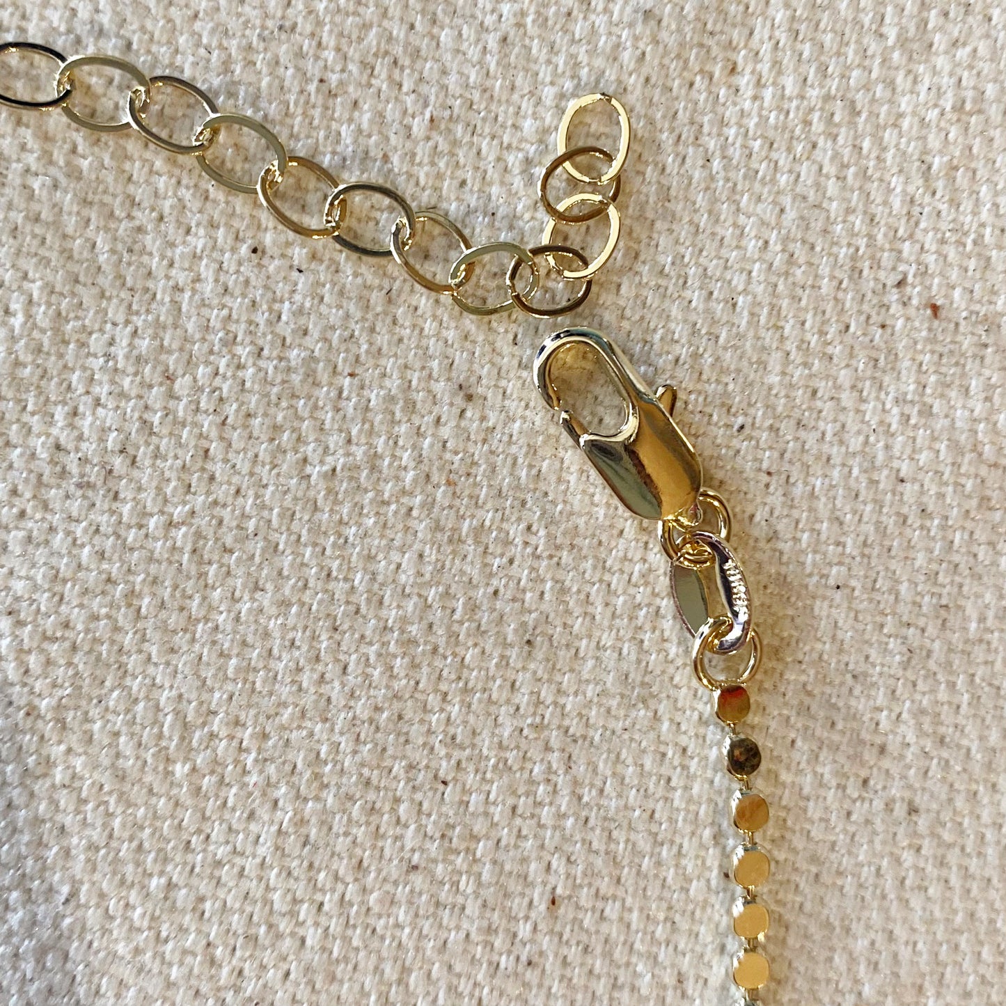 18k Gold Filled 2mm Dot Chain Necklace