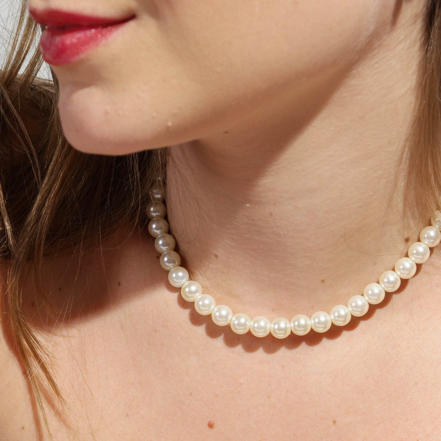 18k Gold Filled Classic Pearl Necklace