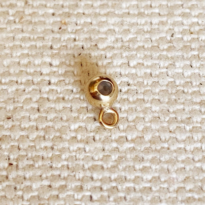 GoldFi 14k Gold Filled 3mm Bead w/Closed Ring