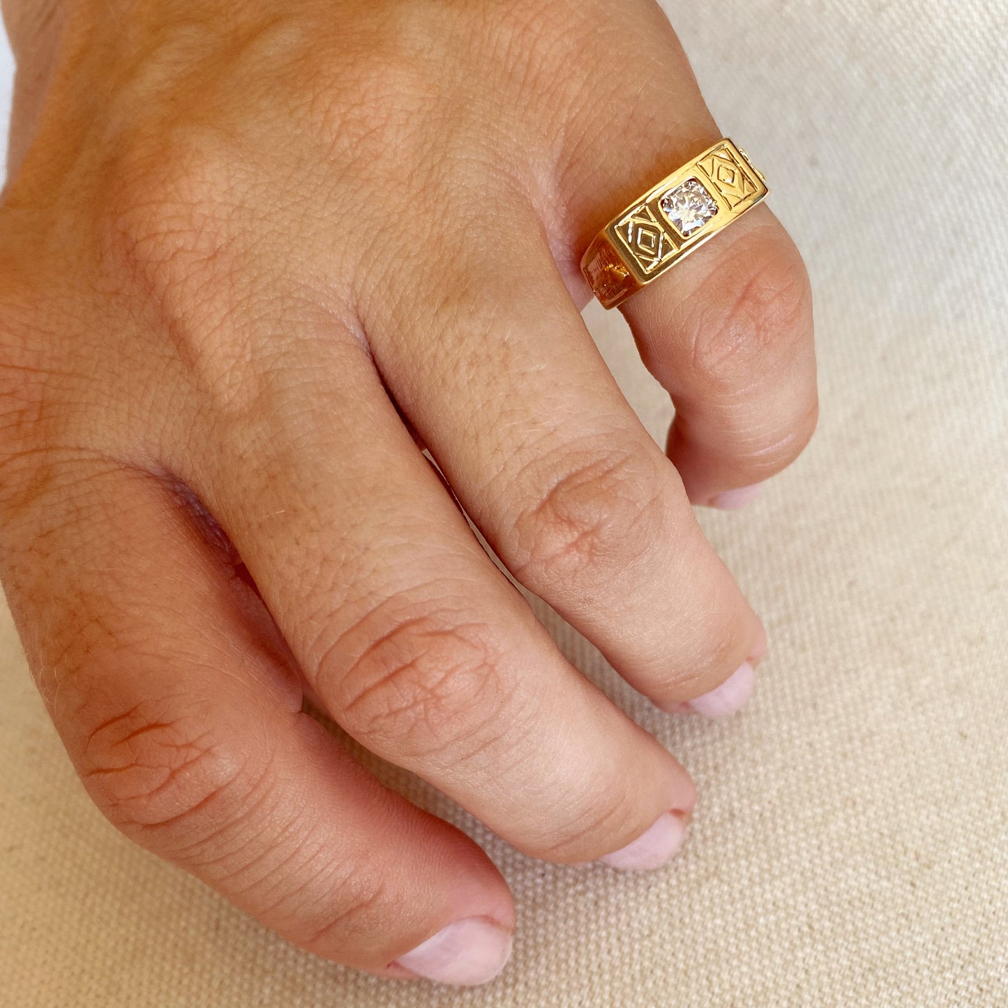 GoldFi 18k Gold Filled Boho Pinky Ring