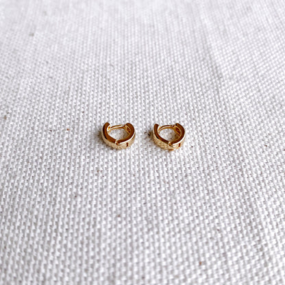 GoldFi 18k Gold Filled Petite Hoop Earrings