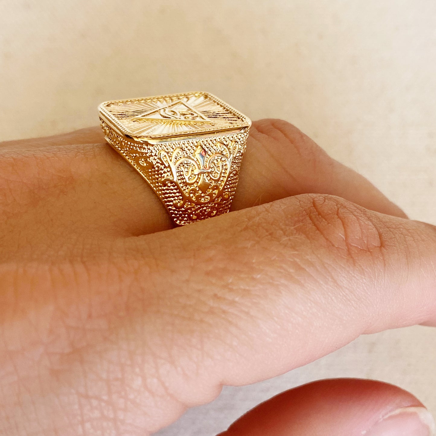 GoldFi 18k Gold Filled Mystic Eye Ring