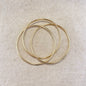 18k Gold Filled triple Bangle Bracelet